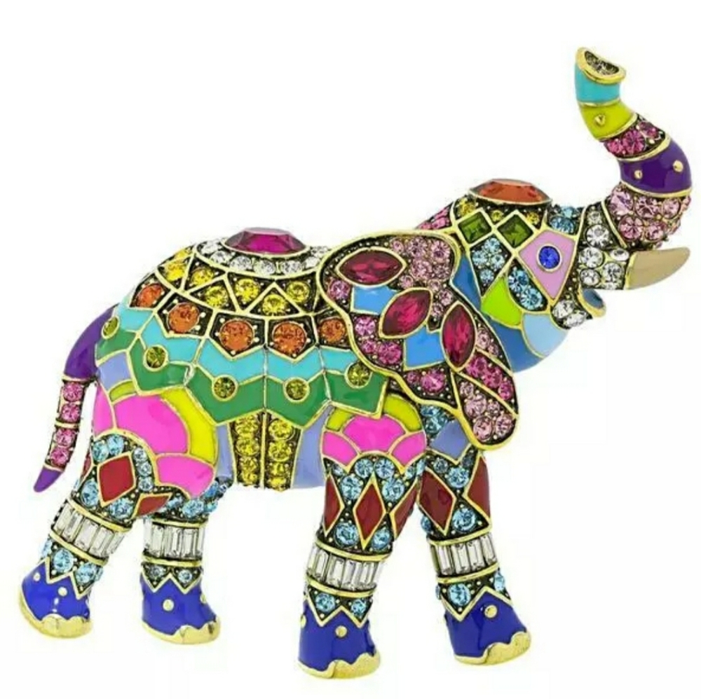 Heidi daus elephant pin